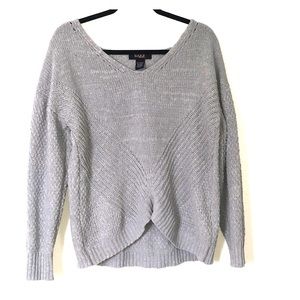 Fluffy loose pull over sweater